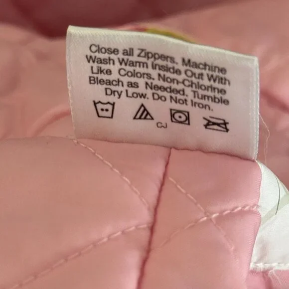 Hanna Andersson Floral Hooded Snowsuit Winter Toddler Girls 80 18 24M 2T Pink - Picture 9 of 14